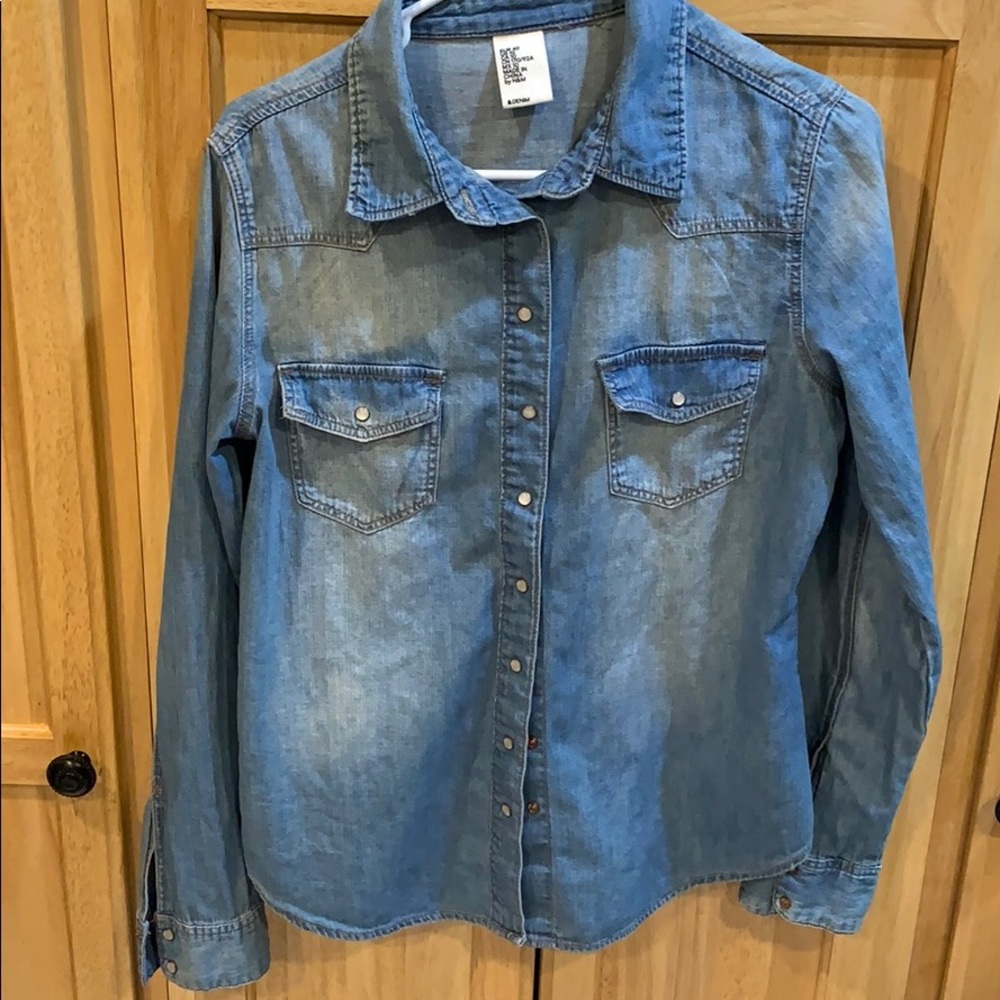 Denim longsleeve shirt